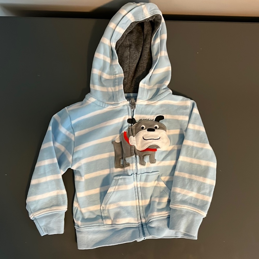Adorable Carters baby hoodie sweatshirt
